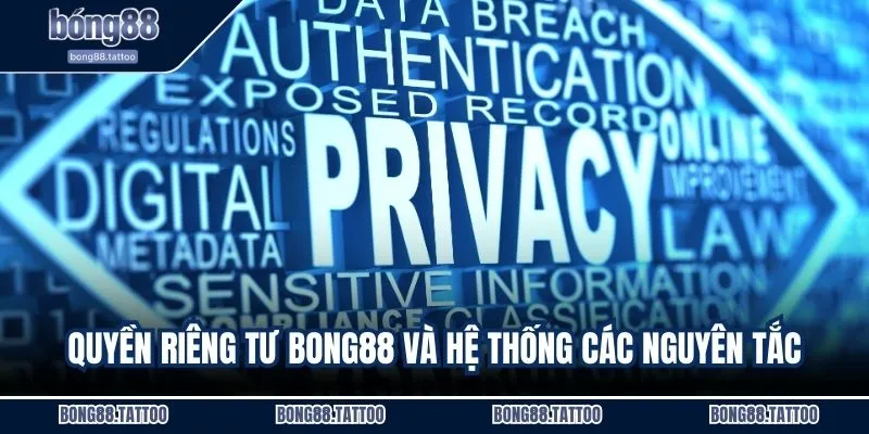 Quyền riêng tư BONG88 và hệ thống các nguyên tắc